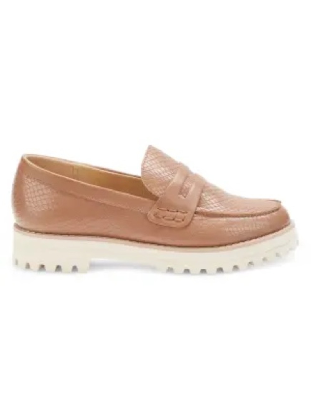 Dolce Vita Light Brown Alma Faux Leather Loafer